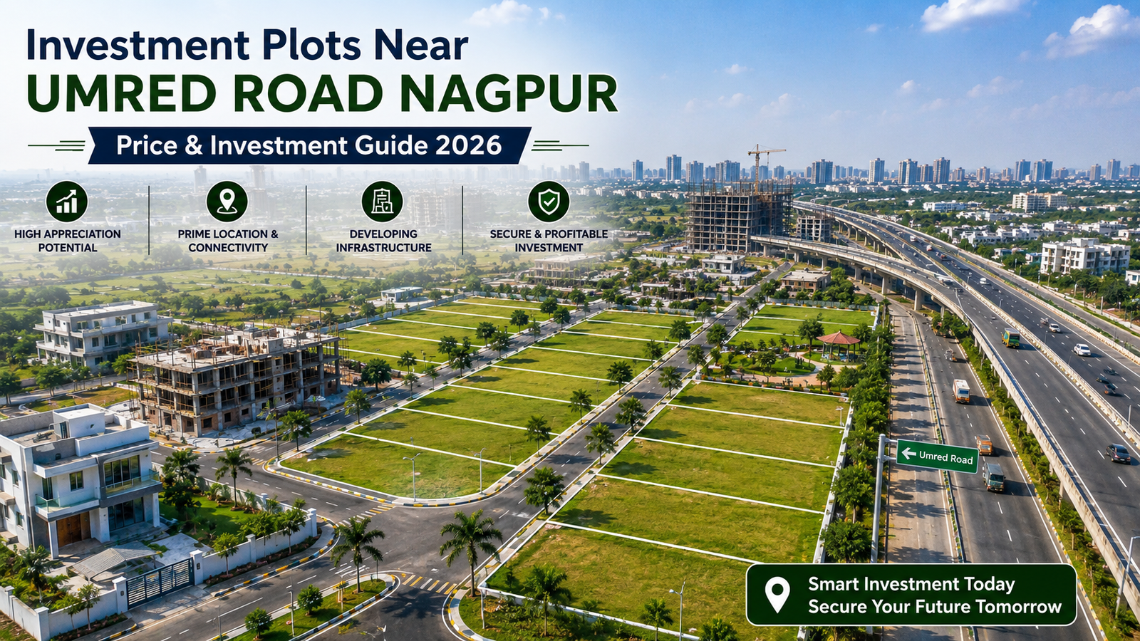 investment plots near Umred Road Nagpur residential land development