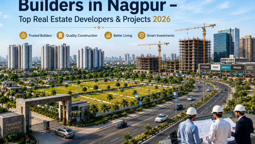 Top builders in Nagpur showcasing modern residential and commercial real estate developments