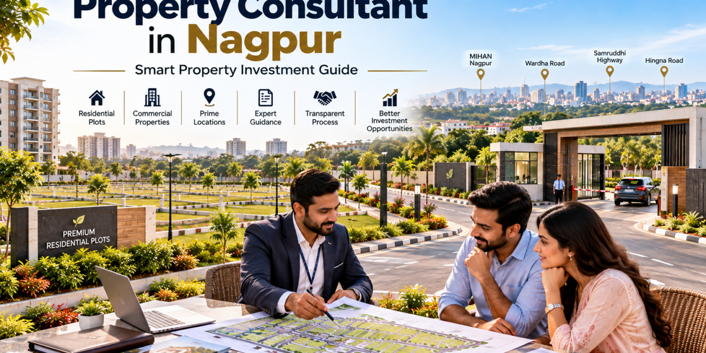 Property consultant in Nagpur guiding buyers on smart property investment