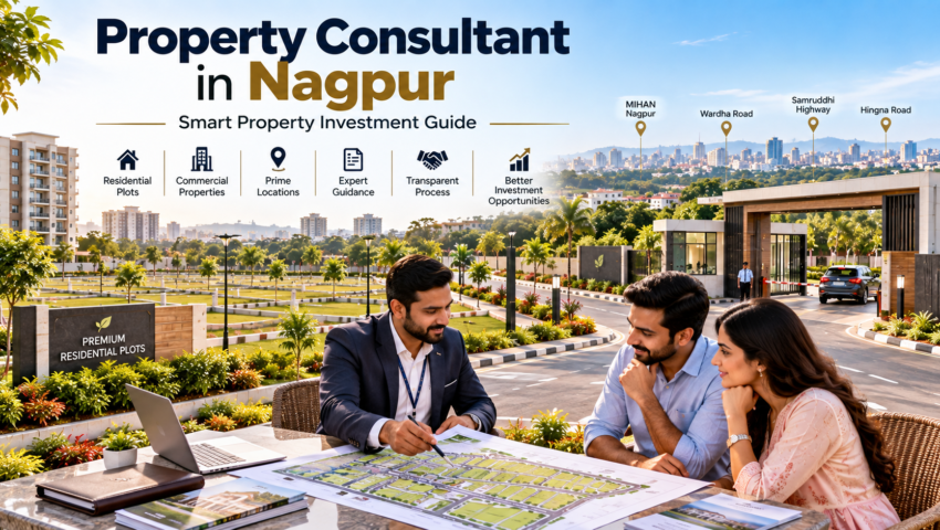Property consultant in Nagpur guiding buyers on smart property investment