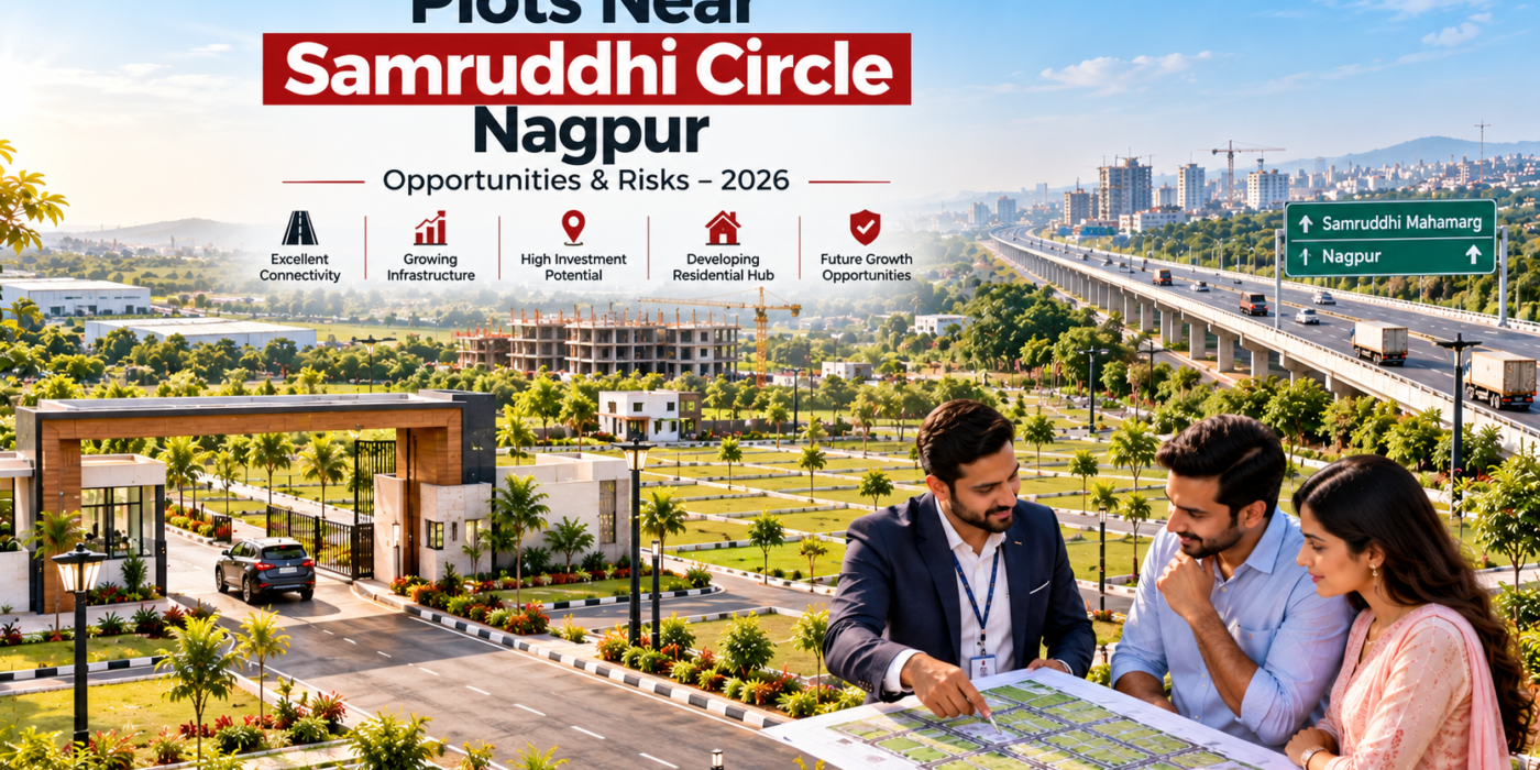 Plots Near Samruddhi Circle Nagpur with highway connectivity and developing infrastructure