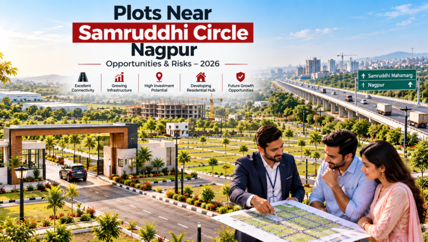 Plots Near Samruddhi Circle Nagpur with highway connectivity and developing infrastructure